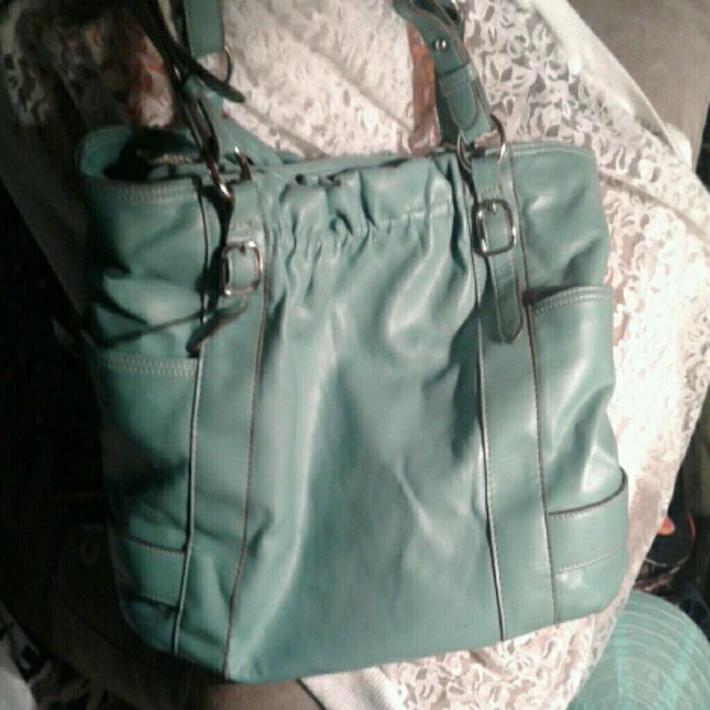 Adorable teal purse